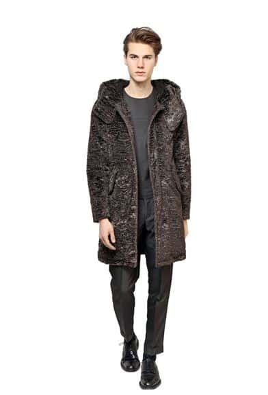 Cappotto uomo monopetto in lana con taglio classico