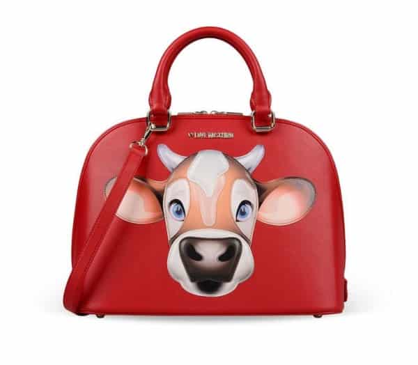 Love Moschino borse ai 2014 2015 mucca
