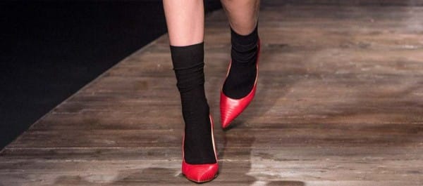 Scarpe Elisabetta Franchi autunno inverno 2014 2015 rosso