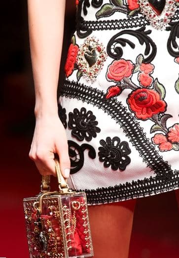 Borse Dolce e Gabbana primavera estate 2015 plexi