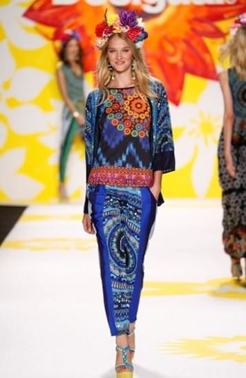 Desigual collezione primavera estate 2015 blu