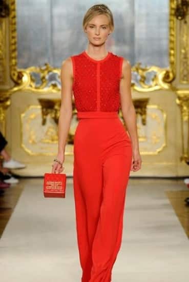 Elisabetta Franchi primavera estate 2015 rosso