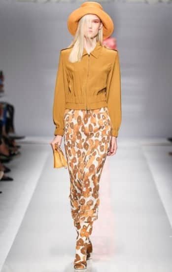 Max Mara collezione primavera estate 2015 ocra