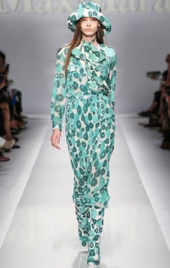 Max Mara collezione primavera estate 2015 verde