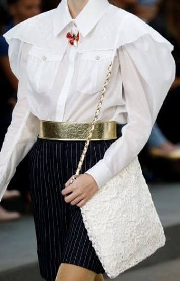 borse Chanel primavera estate 2015 pizzo