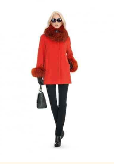 cappotti Luisa Spagnoli 2014 2015 rosso