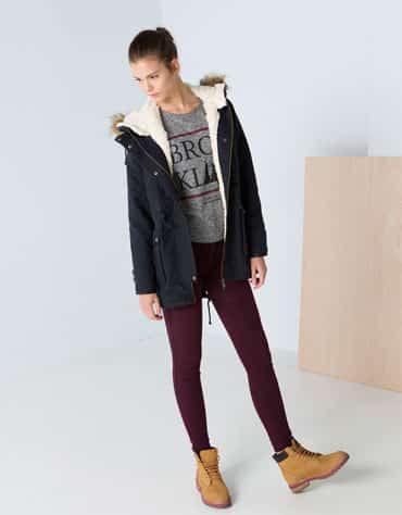 Bershka parka con cappuccio 99.99 euro