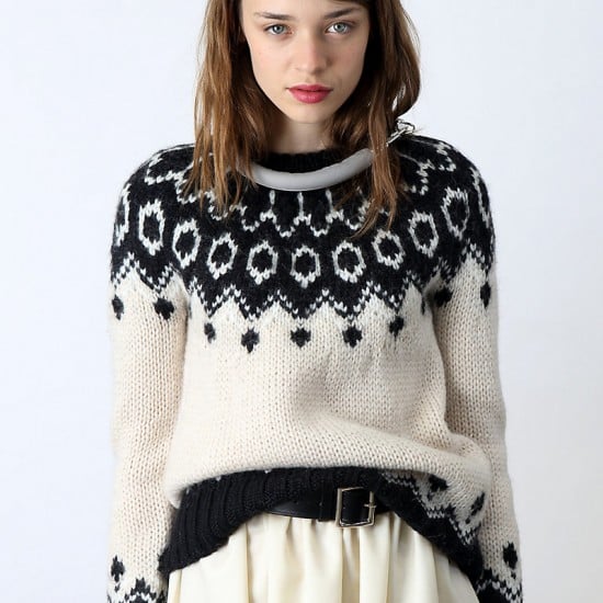 Golden Goose maglia oversize filato misto lana disegno norvegese 360.00 euro