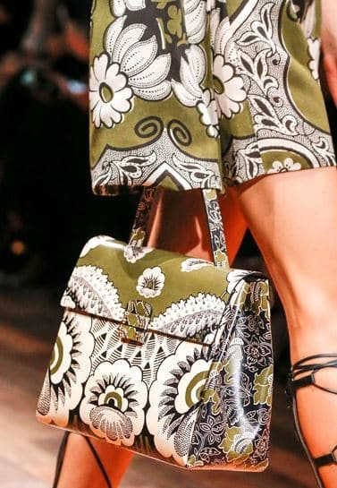 borse Valentino primavera estate 2015 floreale