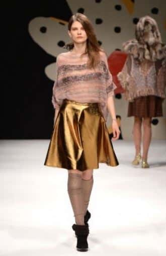 moda abbigliamento inverno 2015 oro Kristina TI