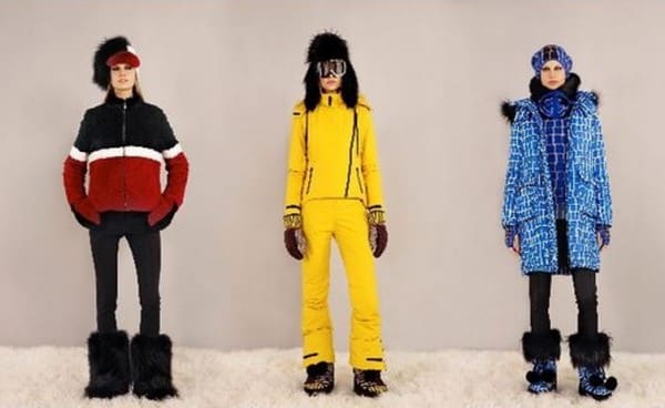 Fendi collezione Leasurewear abbigliamento neve