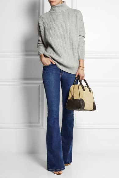 Loewe Amazona 75 suede and leather tote 1900.00 euro