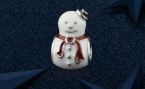 Pandora charms natale inverno 2015 pupazzo