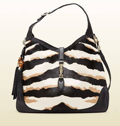 borse Gucci collezione primavera 2015 jackie zebrata