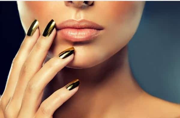 nail art autunno inverno 2014 2015 oro