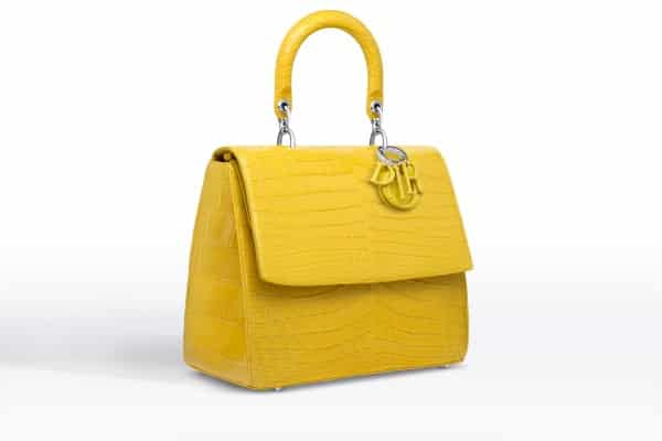 Be Dior in coccodrillo jaune vif