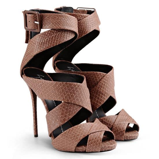 Giuseppe Zanotti sandali pitone stampato 795.00 euro