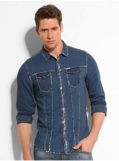 Guess Andrea Seam Paint Denim Shirt 89.90 euro