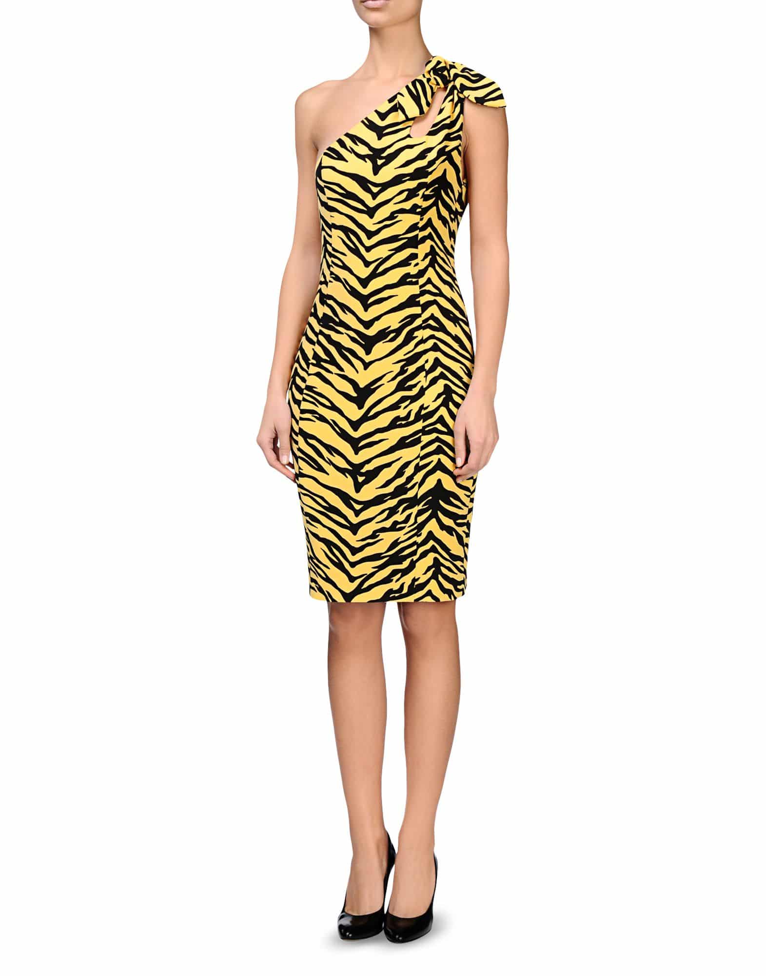 Moschino Cheap and Chic abito crepe tigrato 346.00 euro
