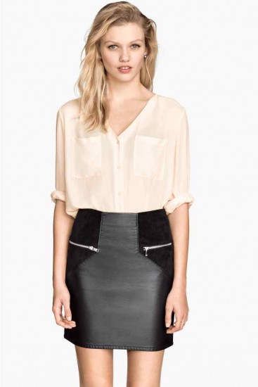 HM gonna in finta pelle 19.99 euro