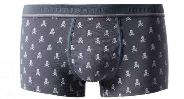 Intimissimi catalogo 2015 uomo boxer teschi