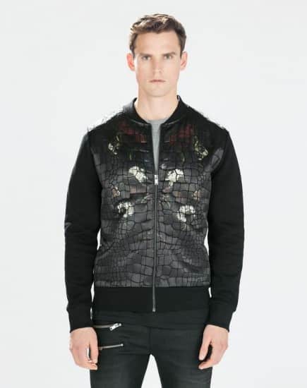 Zara uomo catalogo primavera estate 2015 giubbotto
