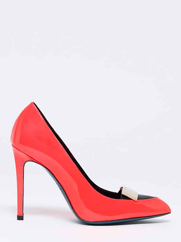 Patrizia Pepe decollete in pelle fluo 318.00 euro