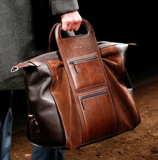 borse uomo autunno inverno 2015 2016 Salvatore Ferragamo