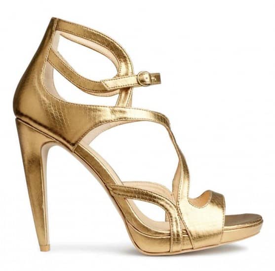 sandali estivi 2015 HM oro