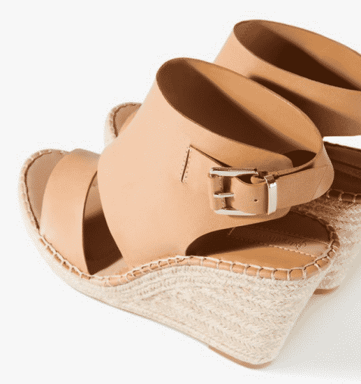 Stradivarius zeppa in yuta tronchetto 39.95 euro