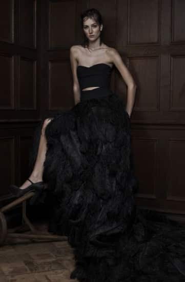 Abiti da sposa 2016 primavera estate Vera Wang nero