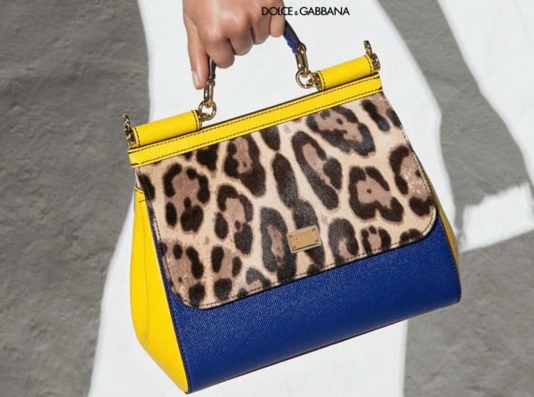 Borsa Sicily Dolce e Gabbana prezzo giallo blu