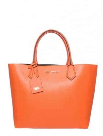 Borse arancioni 2015 estate Karl Lagerfeld