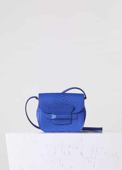 Celine small tab bag indigo