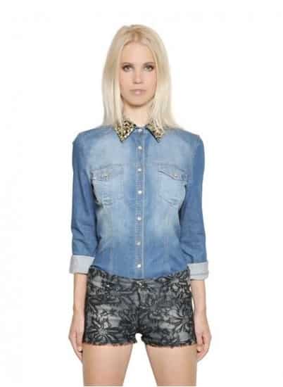 Come abbinare la camicia di jeans Amen