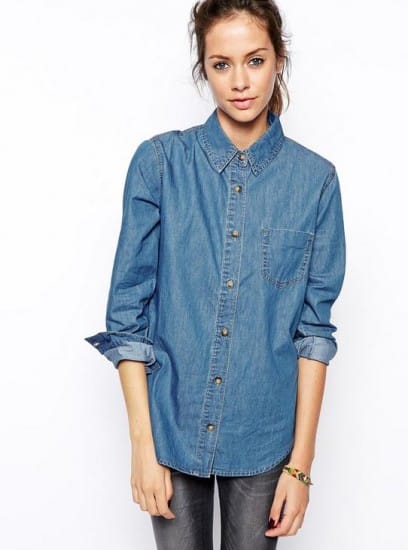 Come abbinare la camicia di jeans Asos denim