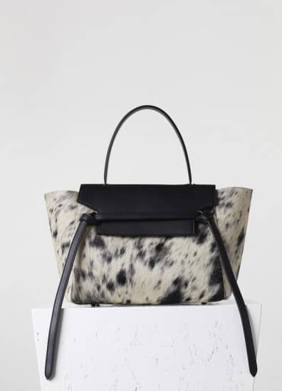 Gucci small belt bag black cow skin