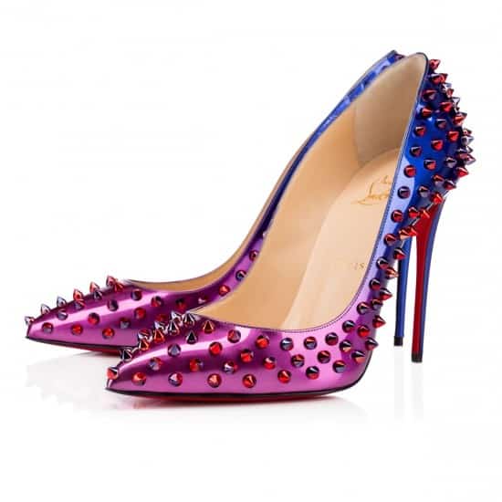Louboutin Follies Spikes Patent Scarabe 965.00 euro