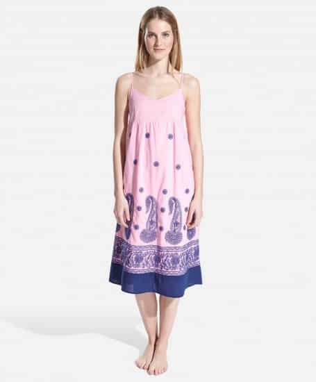 Oysho camicia da notte ricamo contrasto 49.99 euro