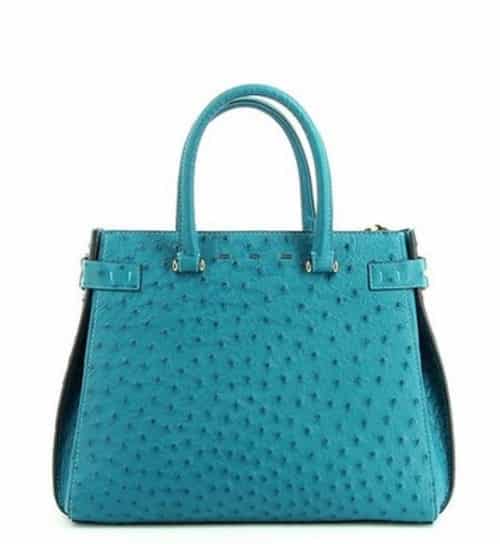 VBH tote bag in pelle di struzzo