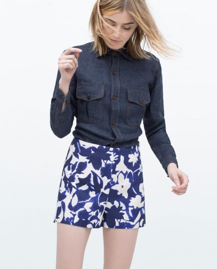 Zara bermuda stampati 25.95 euro