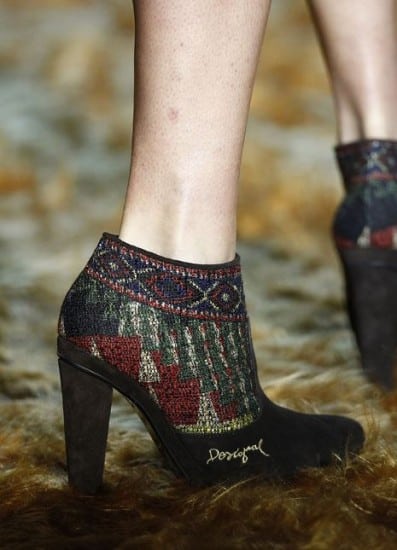 Desigual scarpe autunno inverno 2016 etnico