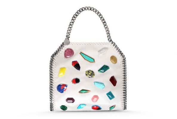 Falabella Mini Tote In Shaggy Deer Effetto Madreperlaceo - Stella Mccartney
