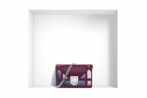 Dior baby Diorama agnello e paillettes