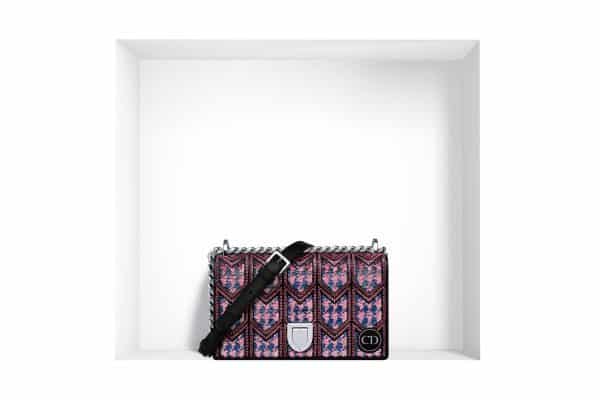 Dior borsa piccola Diorama distintivi ricamati