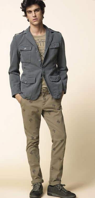 Look Benetton uomo con maglione e camicia