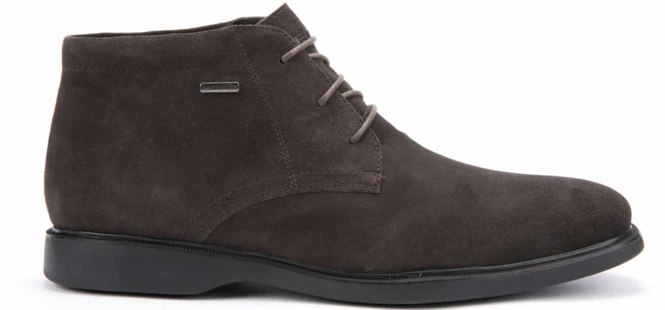 Polacchini Geox da uomo in pelle per l'autunno inverno