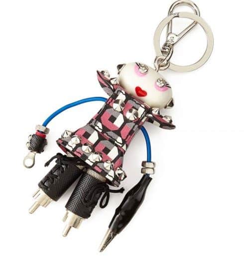 Moda borse bag charms Prada