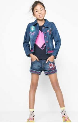Desigual bambina primavera estate 2016 denim