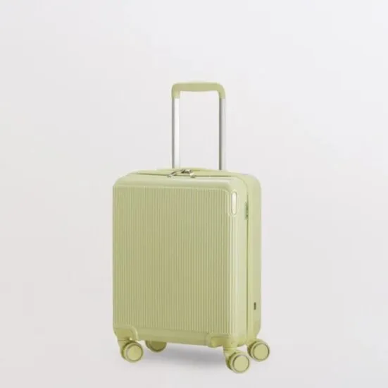 Trolley Carpisa rigido verde salvia con finiture beige
